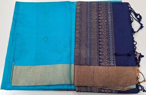 SOFT SILK SAREE WITH BLOUSE